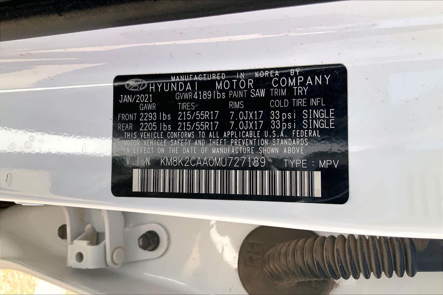 Used 2021 Lunar White Hyundai SEL image 30