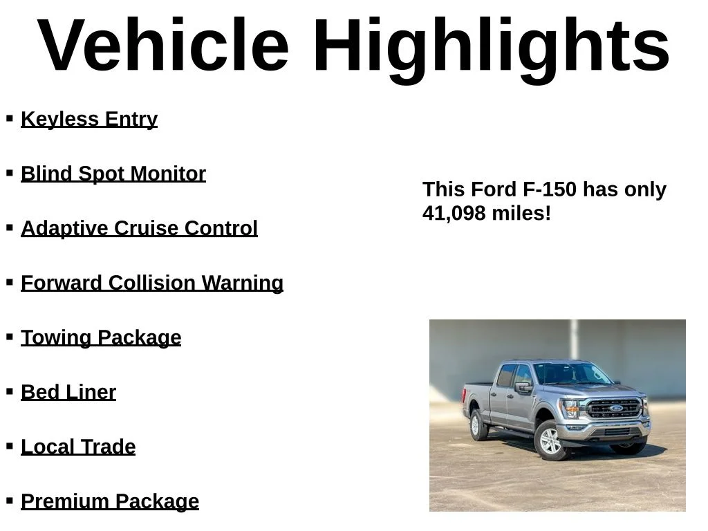 Used 2023 Silver Ford XLT image 34