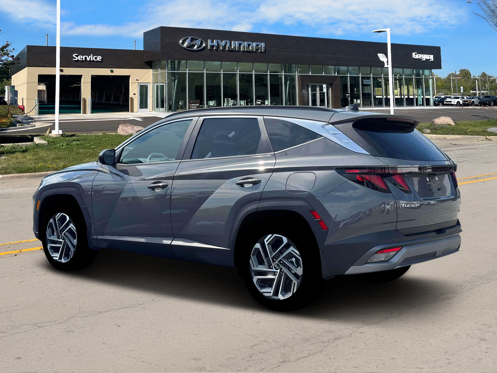 New 2026 Gray Hyundai SEL Plus AWD image 4