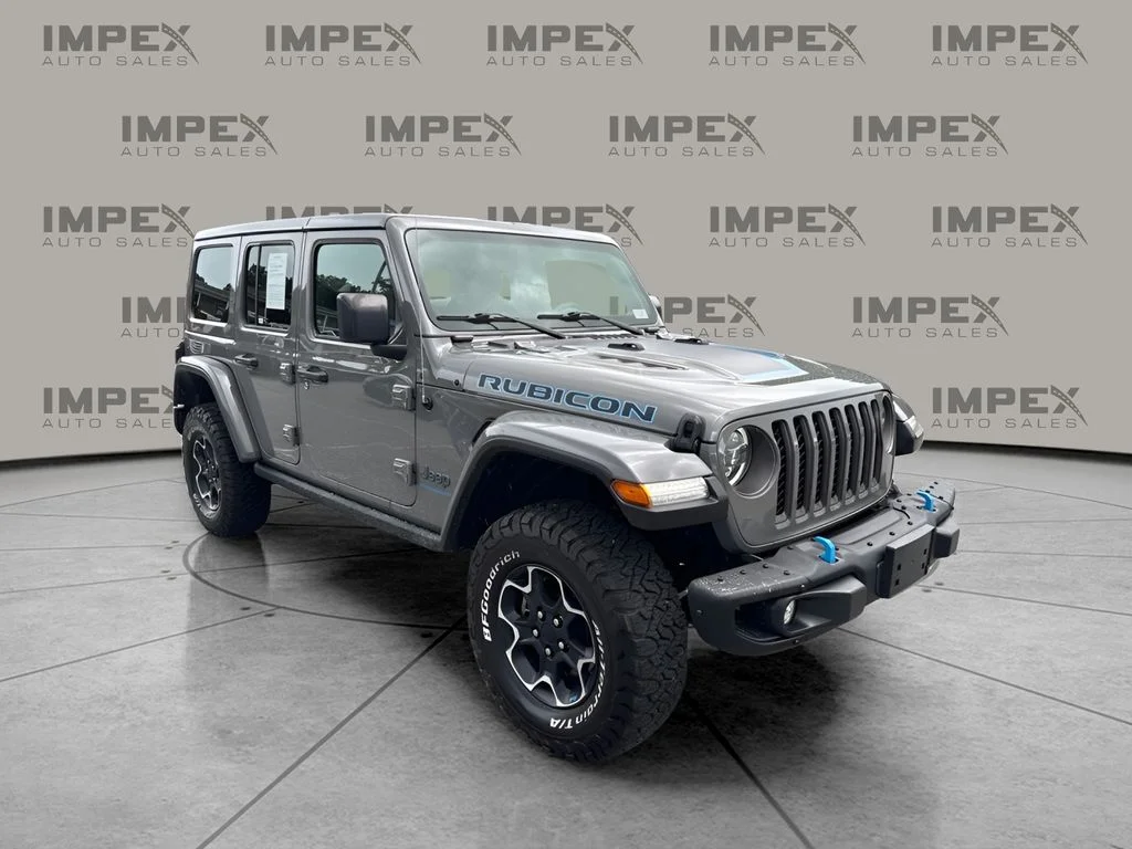 Used 2023 Gray Jeep Rubicon 4xe image 4