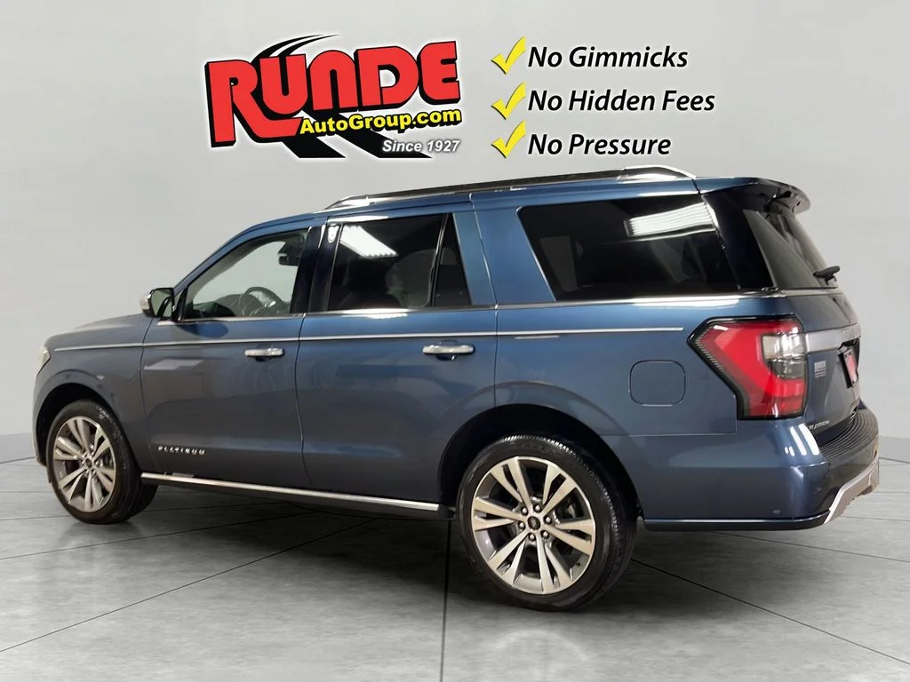 Used 2020 Blue Metallic Ford Platinum image 4