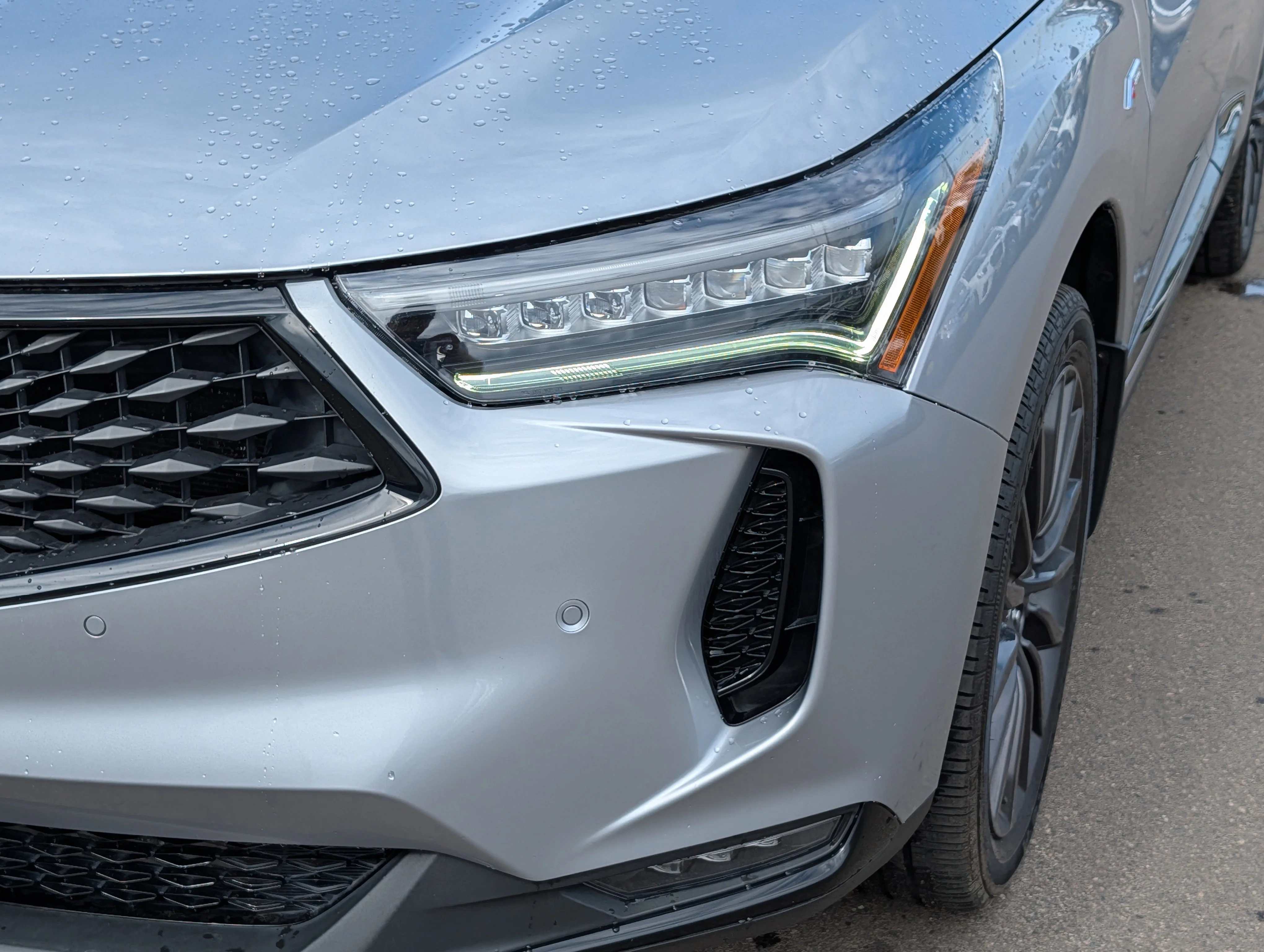 Used 2022 Lunar Silver Metallic Acura w/A-Spec Advance Package image 16