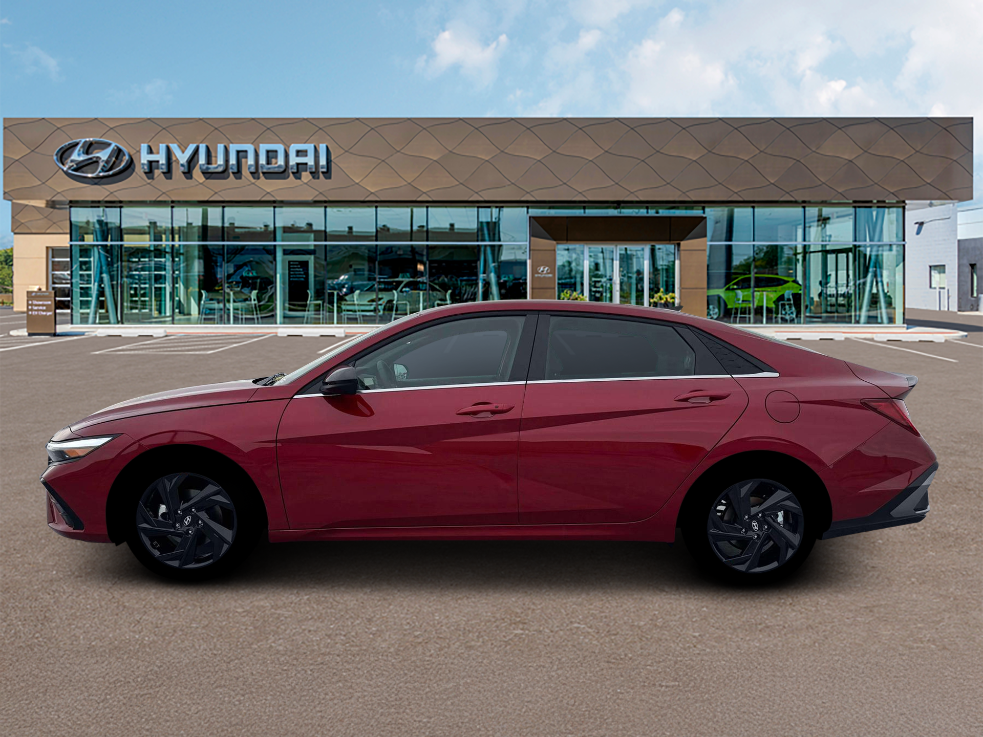 New 2026 Red Hyundai SEL Sport Premium image 3