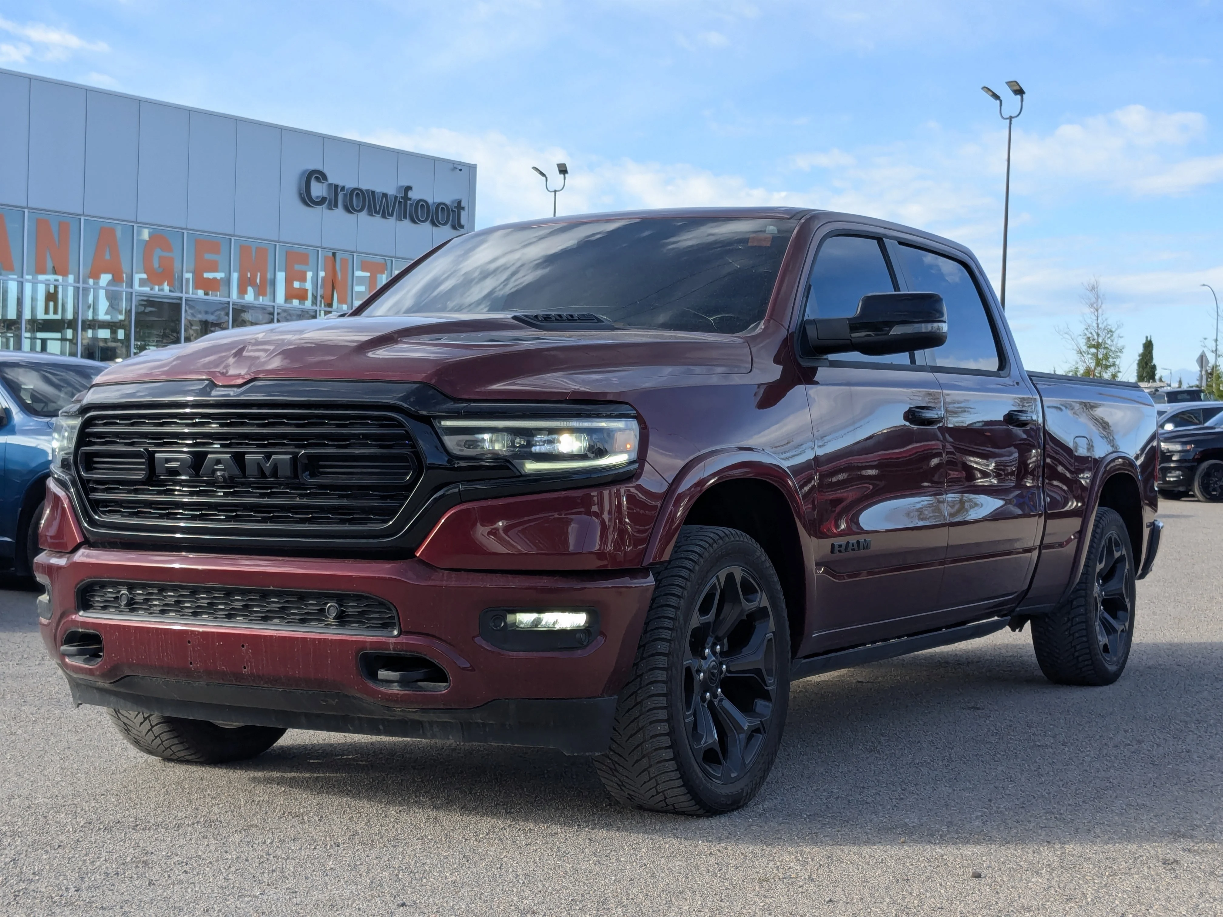 Used 2024 Red RAM Limited - Level I - Dual Pane Sunroof - Night Edition & More image 4