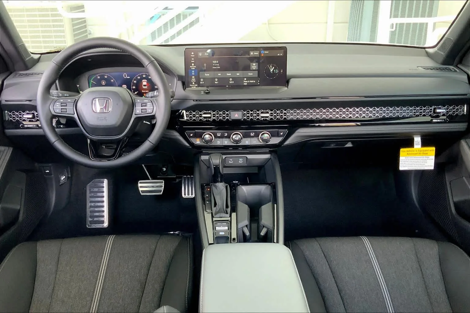 Certified Used 2025 Platinum White Pearl Honda HYBRID SPORT image 5