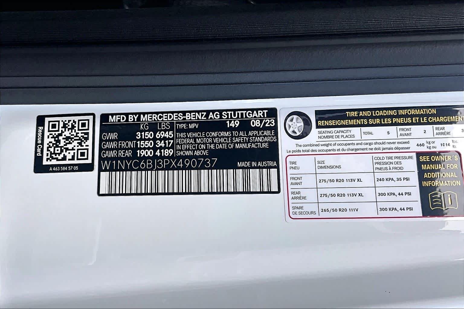 Used 2023 Polar White Mercedes-Benz G 550 image 29