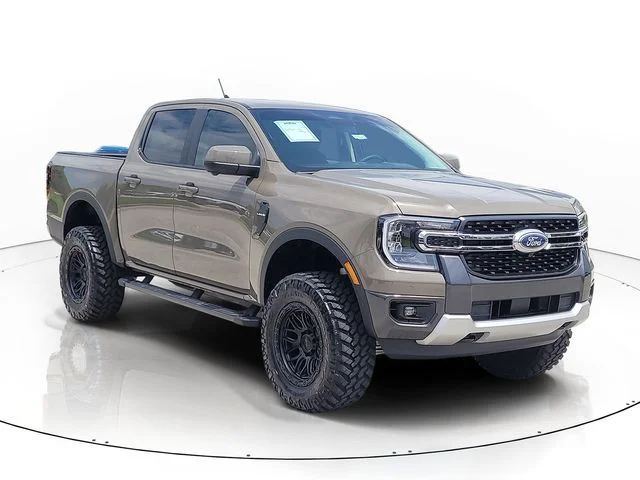 New 2026 Gray Ford Lariat 4X4 / LIFTED WHEELS & TIRES image 3