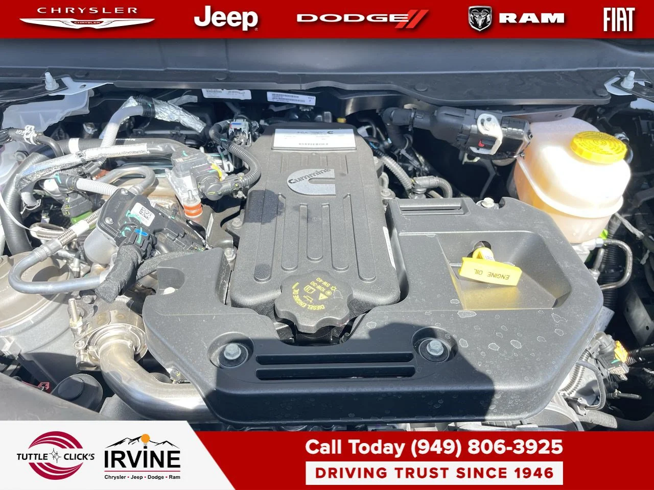 New 2026 Bright White Clear-Coat Exterior Paint RAM Laramie image 34