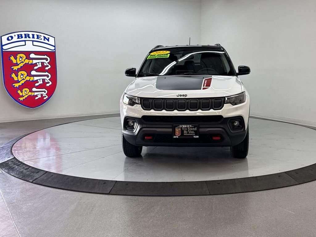 Used 2022 Bright White Clearcoat Jeep Trailhawk image 30