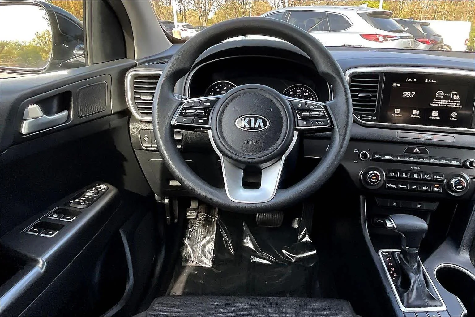Used 2022 Black Cherry Kia LX image 10