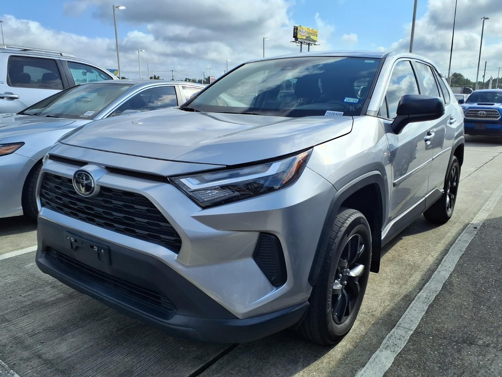 Used 2023 Silver Sky Metallic Toyota LE image 3