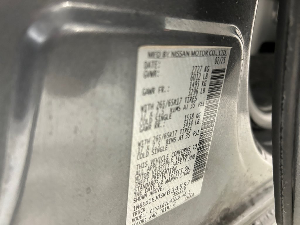 Used 2025 Gray Nissan SV image 20