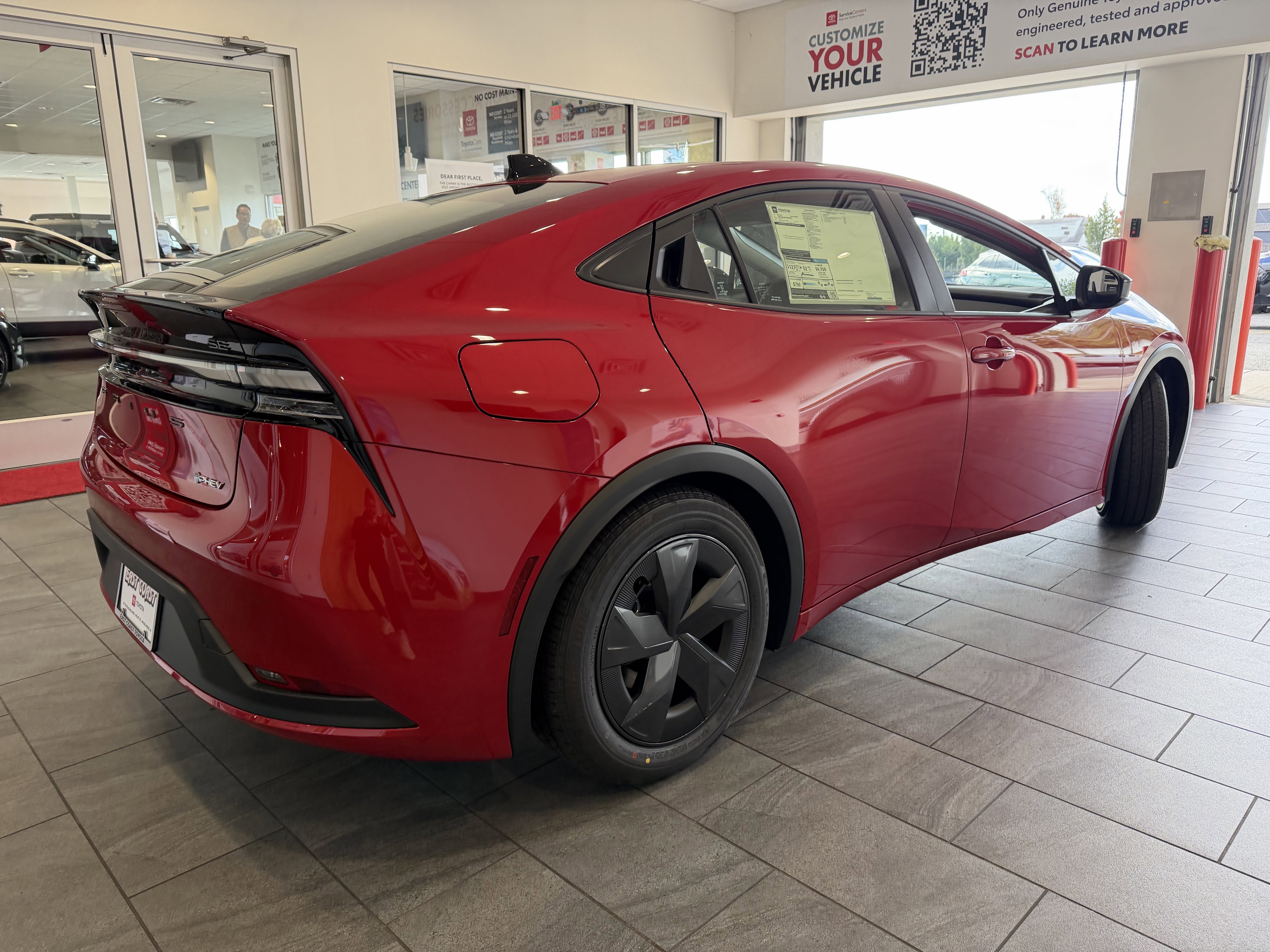 New 2026 Supersonic Red <sup>1</sup> Toyota  SE image 6