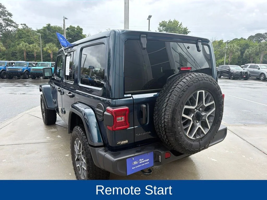 Certified Used 2025 Blue Pearl Jeep Sahara image 6