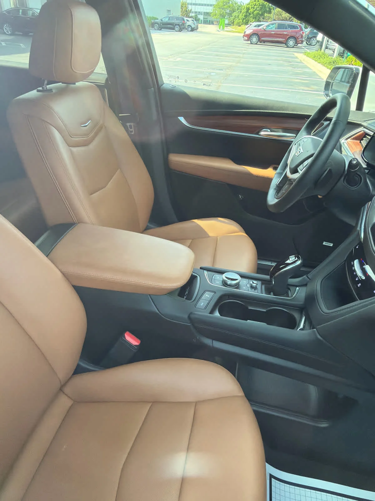 Used 2024 Crystal White Tricoat Cadillac Premium Luxury image 2