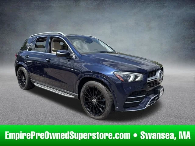 Used 2022 Blue Mercedes-Benz GLE 350 image 1