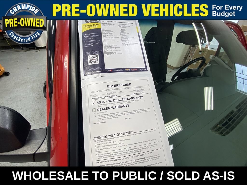 Used 2012 VICTORY RED Chevrolet Work Truck image 36