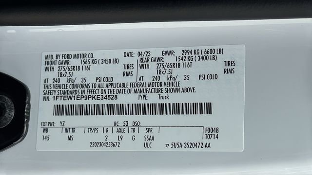 Used 2023 White Ford XLT image 30