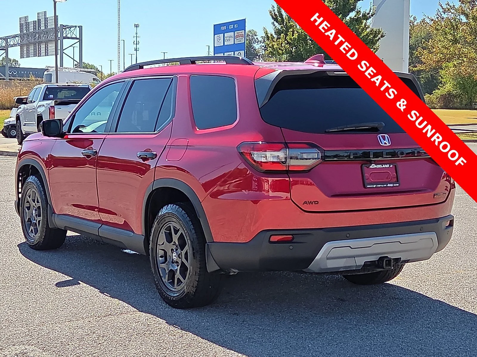 Used 2024 Radiant Red Metallic II Honda TrailSport image 4