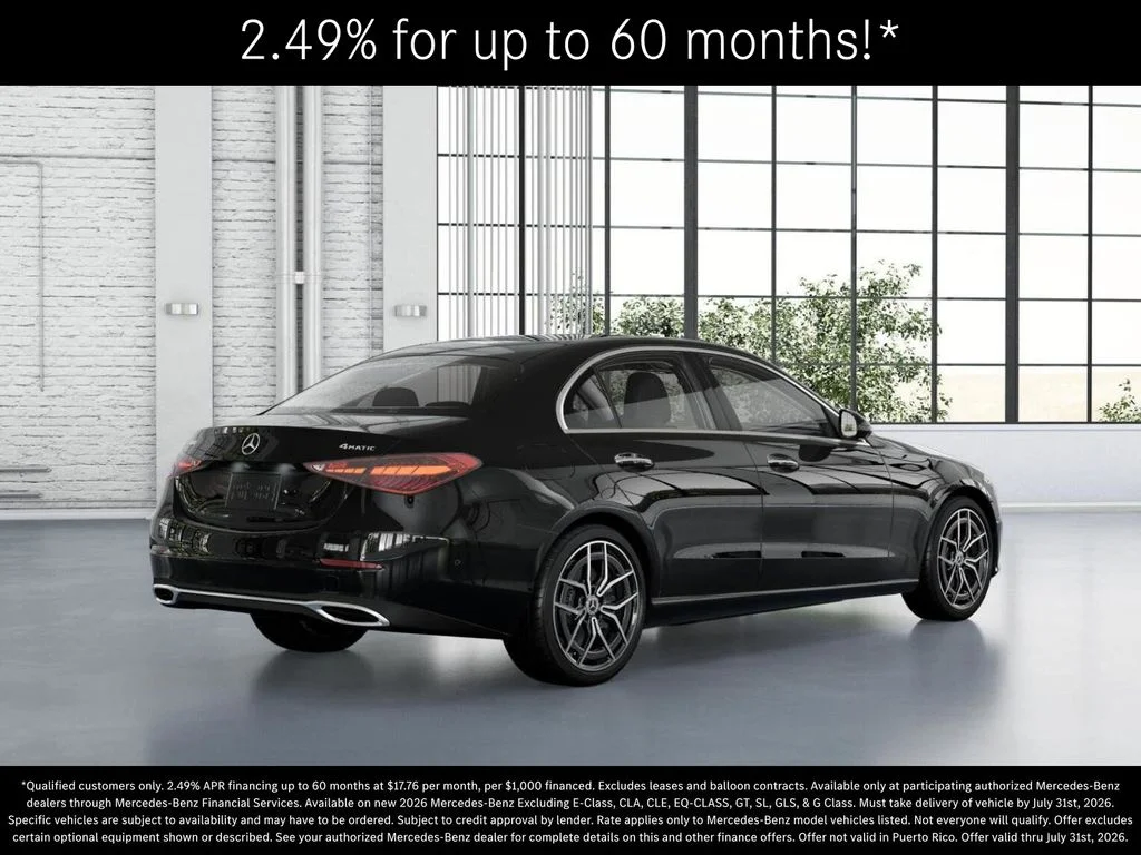 New 2026 Black Mercedes-Benz C 300 image 21