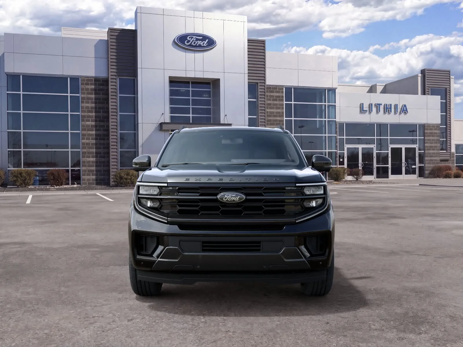 New 2027 Agate Black Metallic Ford Platinum image 3