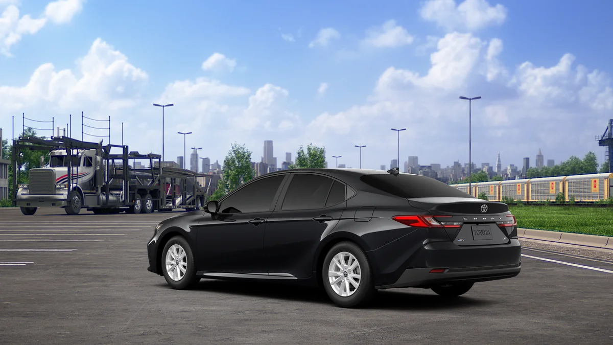 New 2026 Midnight Black Metallic Toyota LE image 6
