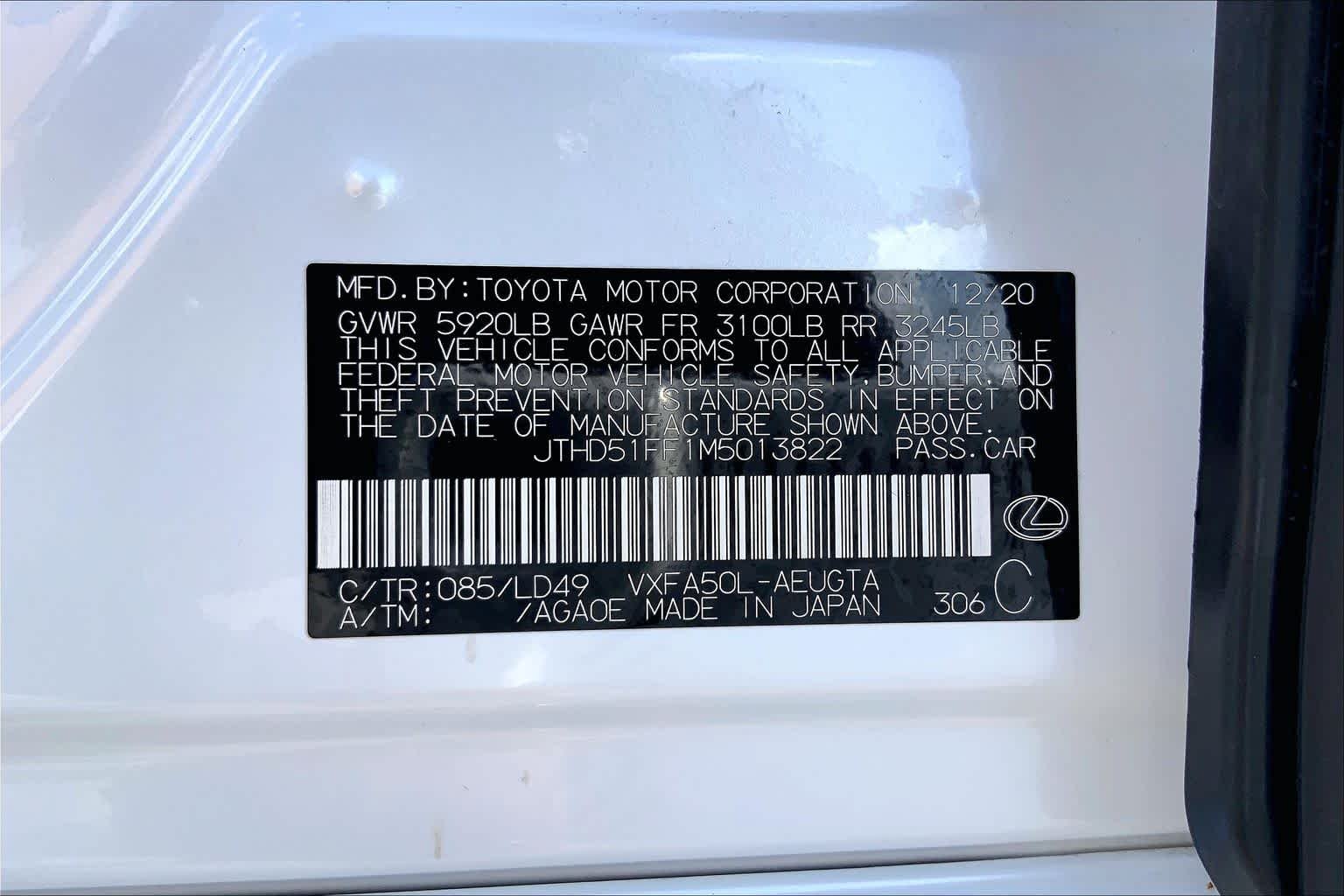 Used 2021 Sonic Quartz Lexus  image 36