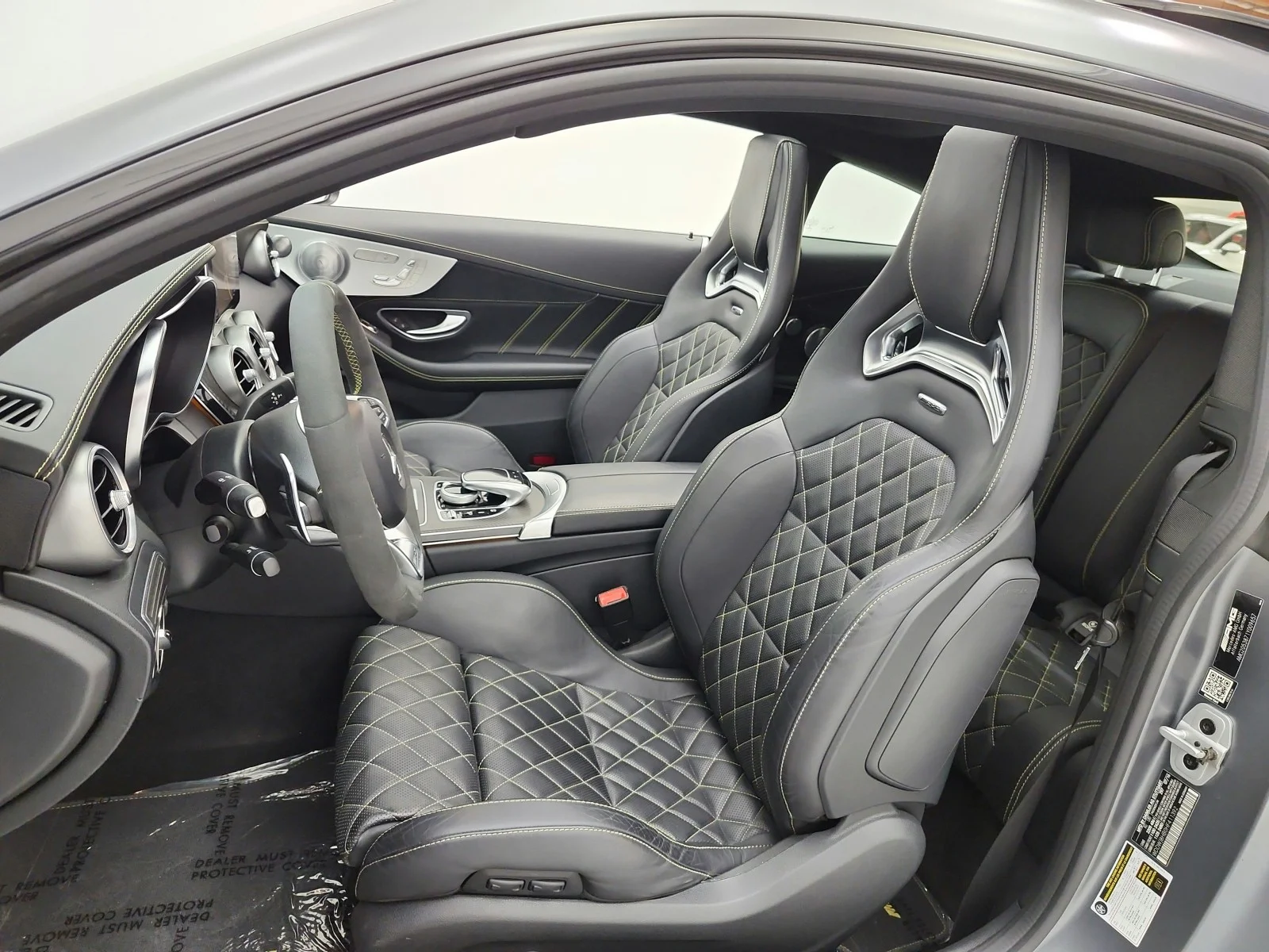 Used 2017 designo Selenite Grey Magno (Matte Finish) Mercedes-Benz AMG® C 63 S Coupe image 10