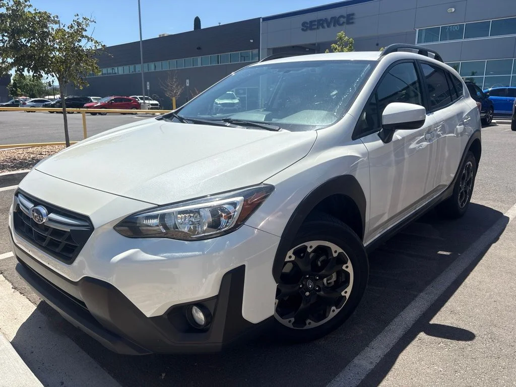 Used 2021 White Subaru Premium image 1