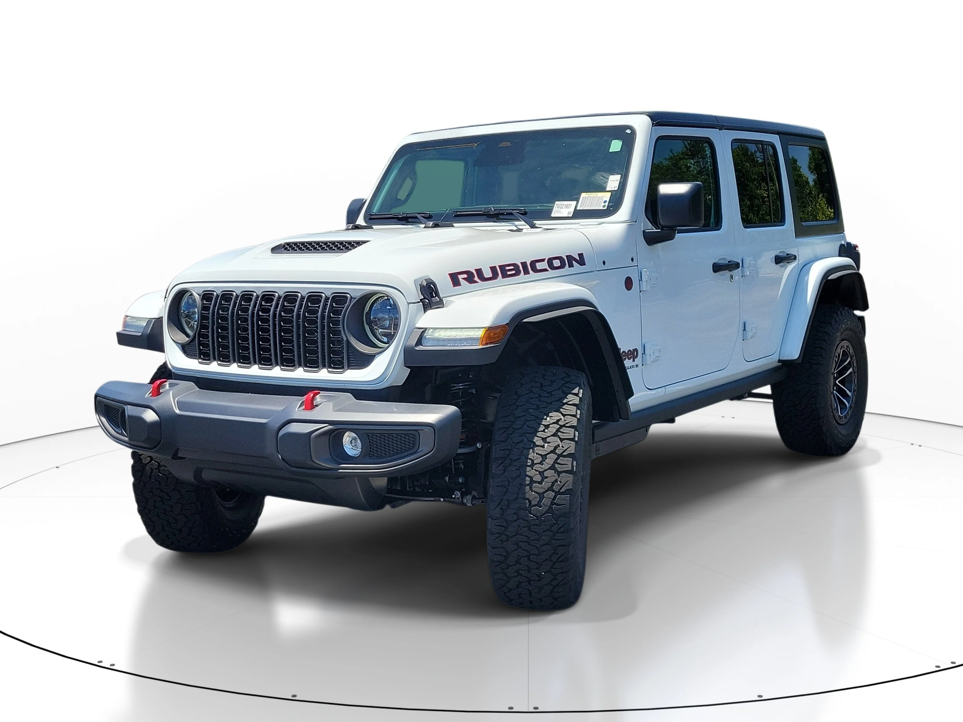 New 2026 Bright White Clearcoat Jeep Rubicon image 3
