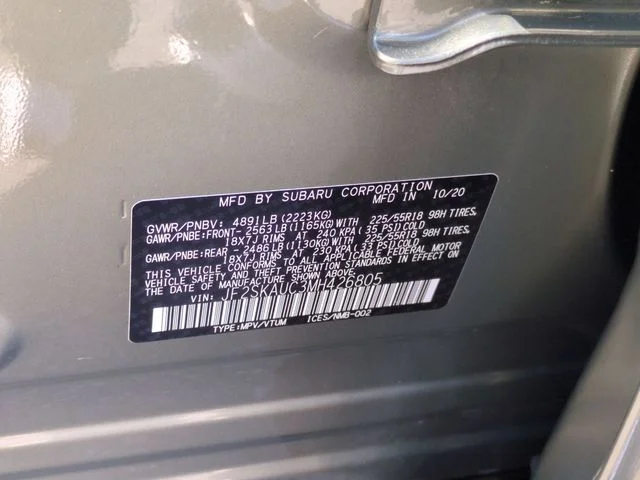 Used 2021 Green Subaru Limited image 38