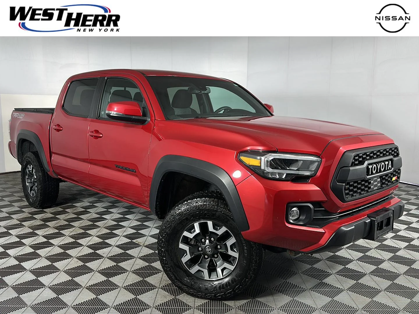 Used 2023 Barcelona Red Metallic Toyota TRD Off-Road image 1
