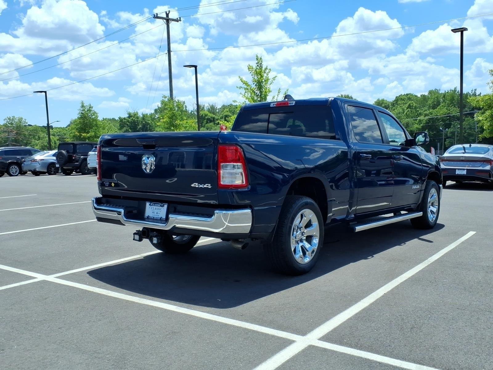 Used 2022 Patriot Blue Pearlcoat Ram Big Horn image 2