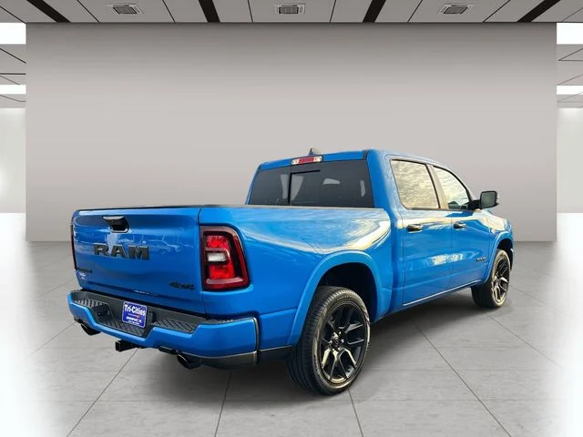 New 2026 Hydro Blue Pearl-Coat Exterior Paint RAM Laramie image 3