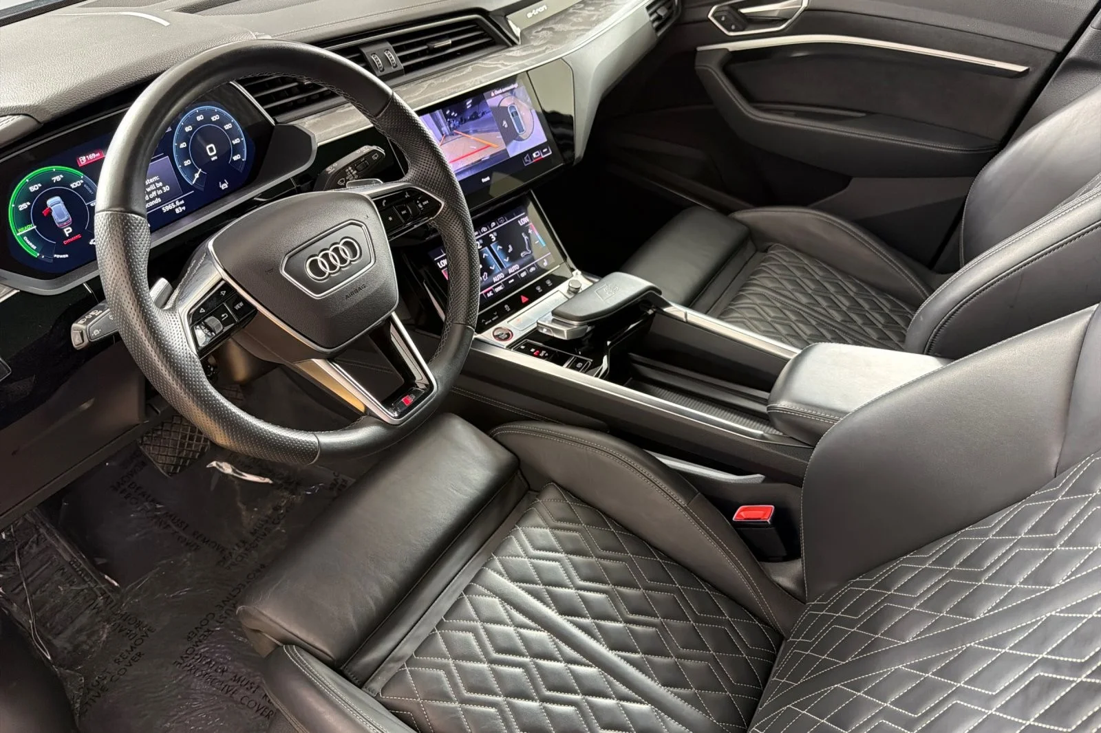 Used 2022 Florett Silver Metallic Audi Premium Plus quattro image 9