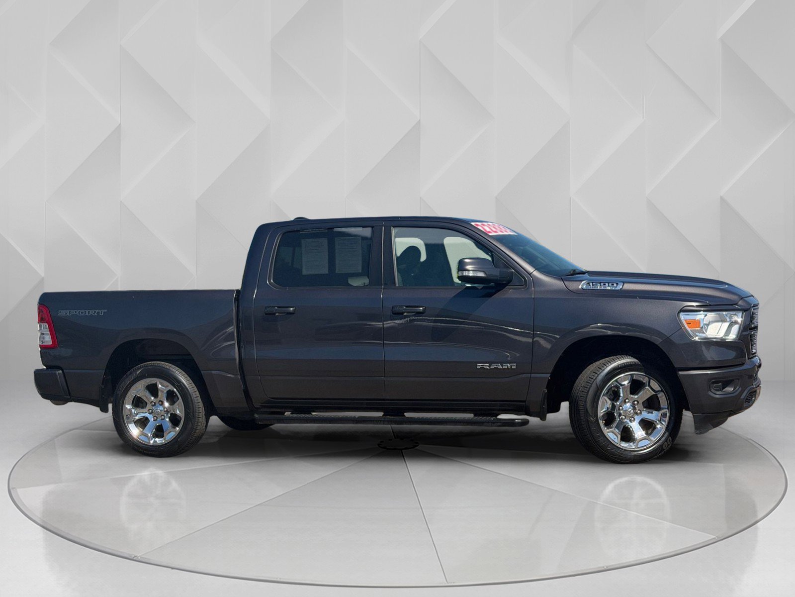 Used 2020 Granite Crystal Metallic Clearcoat Ram Big Horn image 7