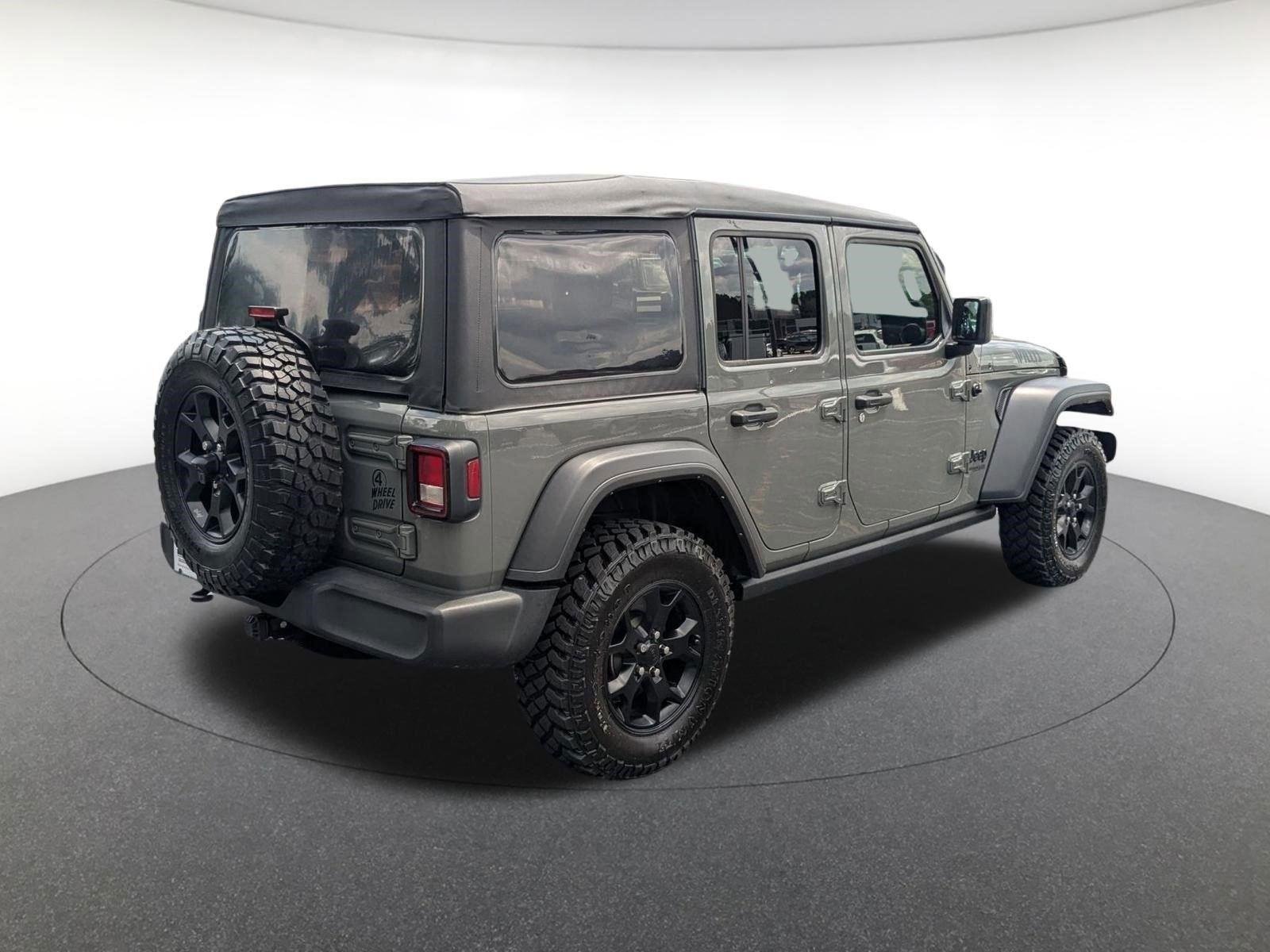 Used 2022 Sting-Gray Clearcoat Jeep Unlimited Willys Sport image 3