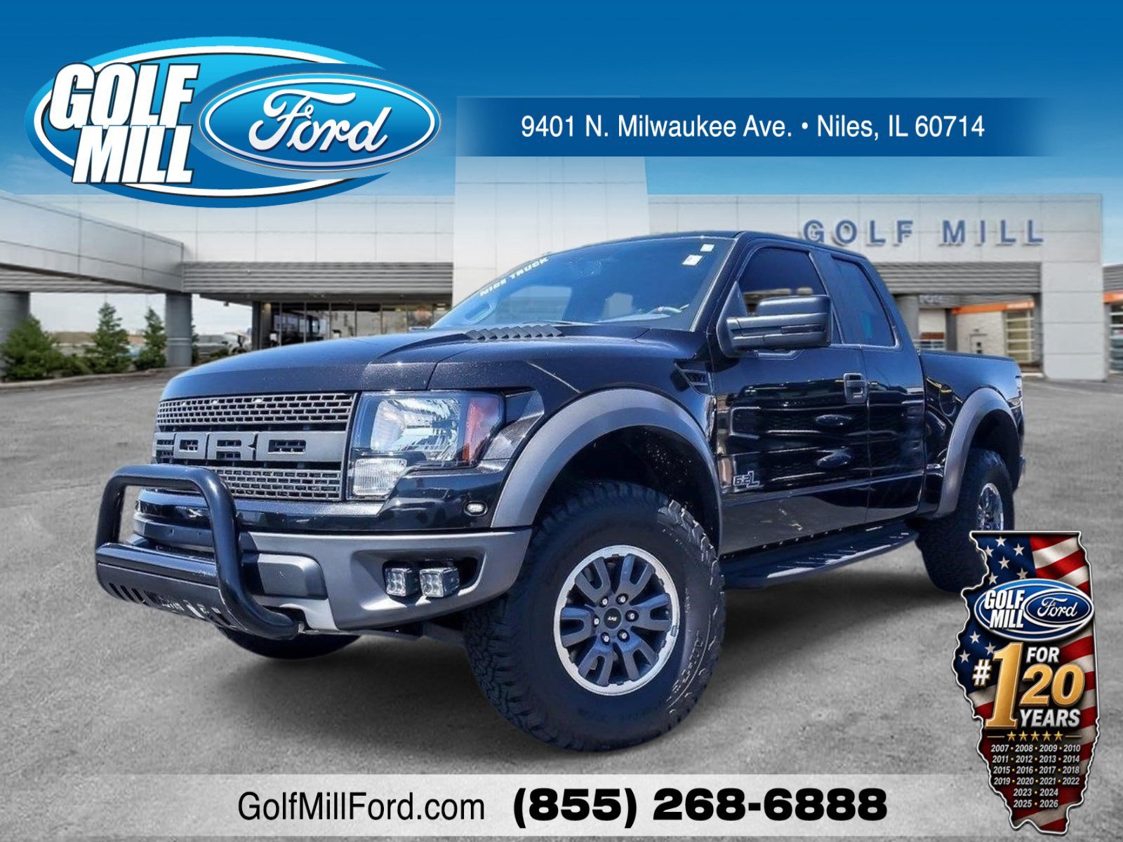 Used 2011 Tuxedo Black Metallic Ford SVT Raptor image 1