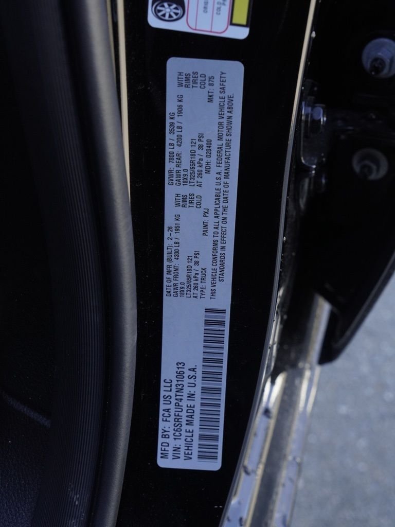 New 2026 Diamond Black Crystal Pearl-Coat Exterior Paint RAM RHO image 30