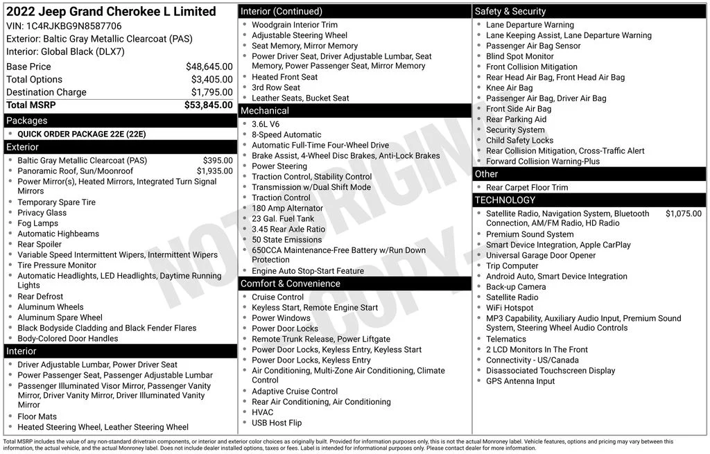 Used 2022 Gray Jeep Limited image 17