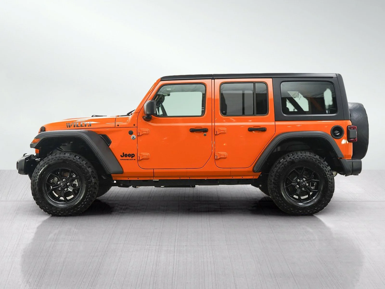 Used 2025 Jeep Wrangler 4-Door Willys with VIN 1C4PJXDG9SW592719 for sale in Hopkins, Minnesota