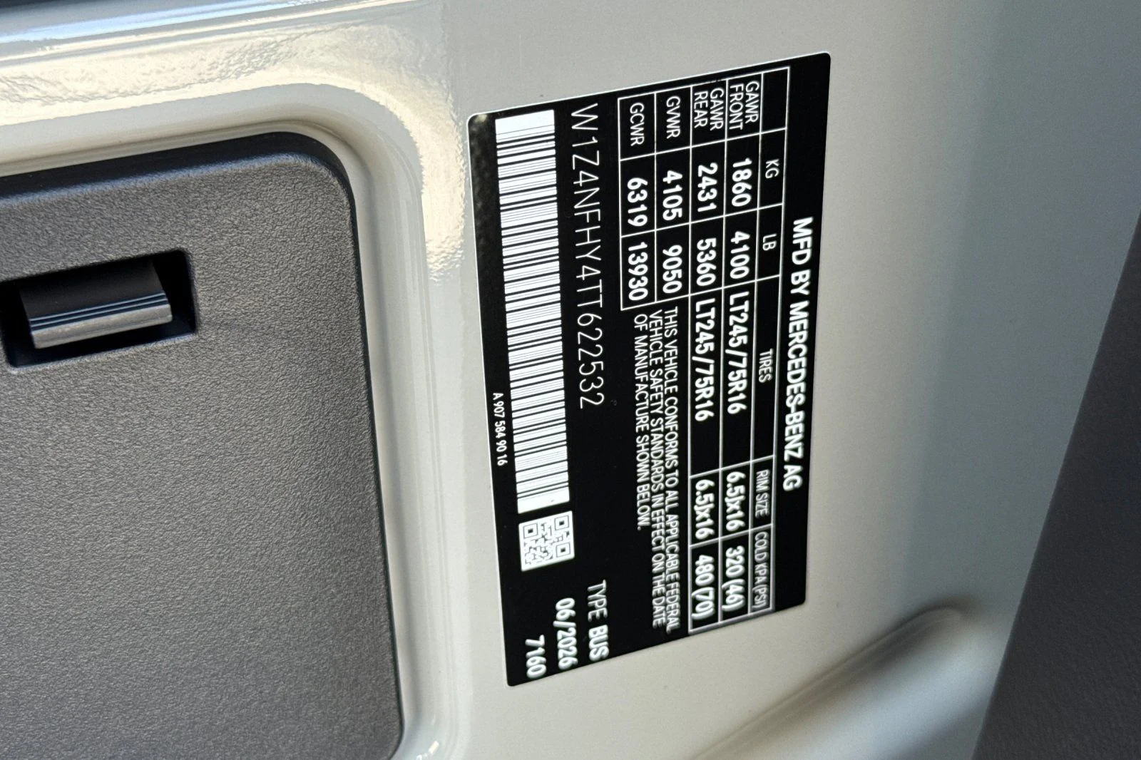 New 2026 Stone Gray Mercedes-Benz Passenger 144 WB image 25