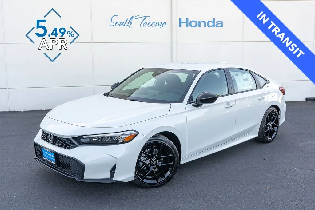 New 2026 Platinum White Pearl Honda Sport image 1