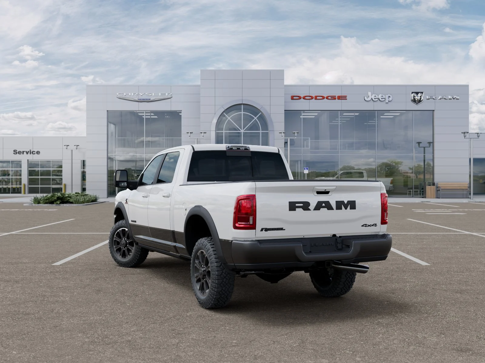 New 2026 Bright White Clearcoat RAM Rebel image 31