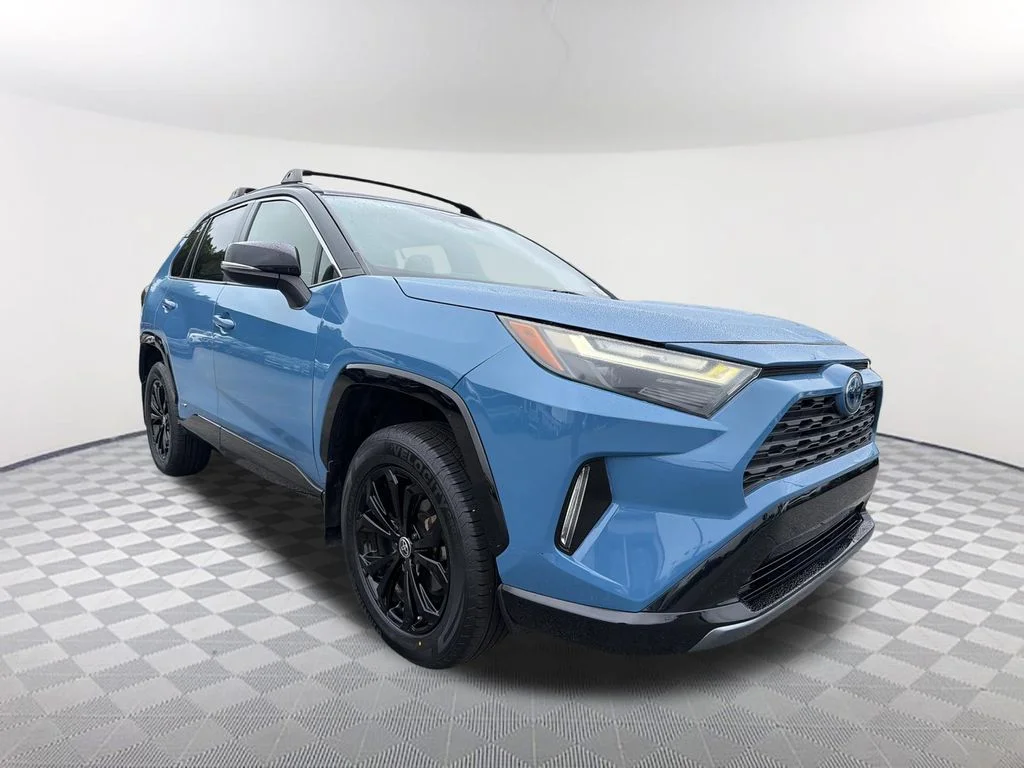Used 2022 Blue Toyota XSE image 3