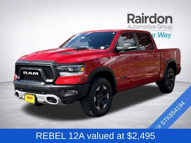 Used 2019 Flame Red Clearcoat Ram Rebel image 3
