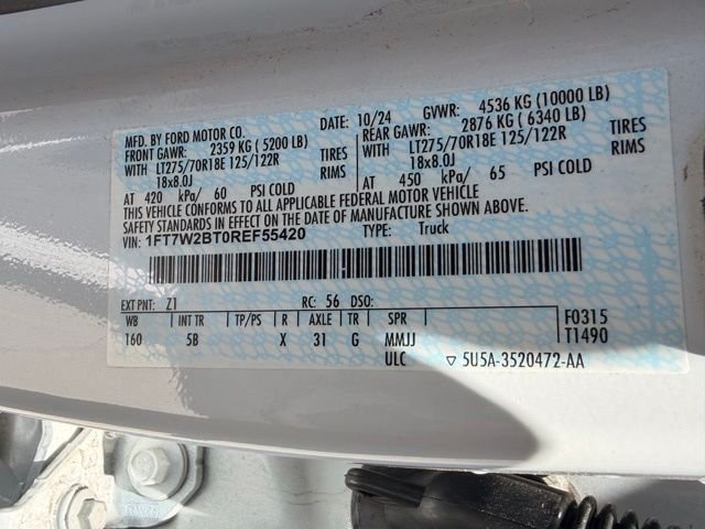 Certified Used 2024 White Ford Lariat image 24
