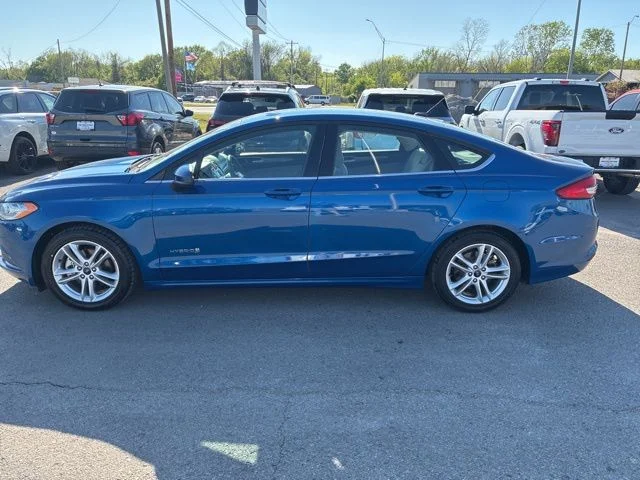 Used 2018 Ford Fusion Hybrid S with VIN 3FA6P0UU7JR100557 for sale in Muskogee, OK