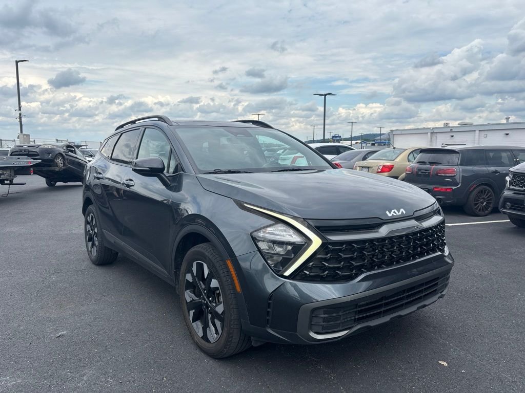 Certified Used 2023 Gray Kia X-Line image 1