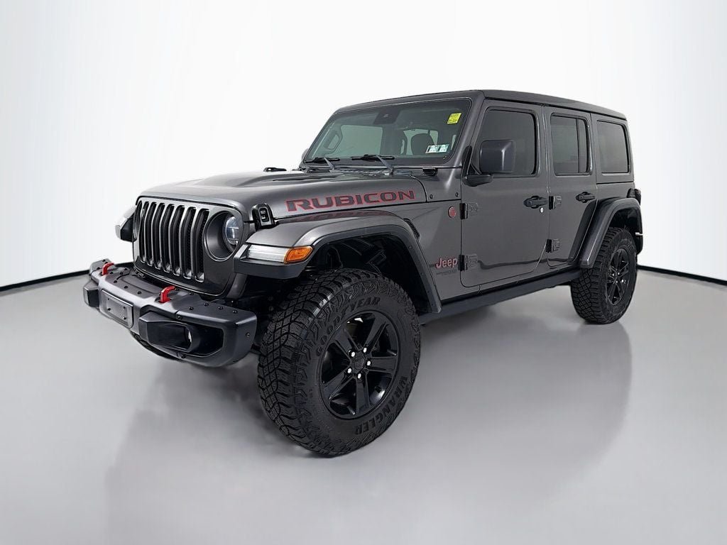 Used 2019 Granite Crystal Metallic Clearcoat Jeep Rubicon 4x4 image 3
